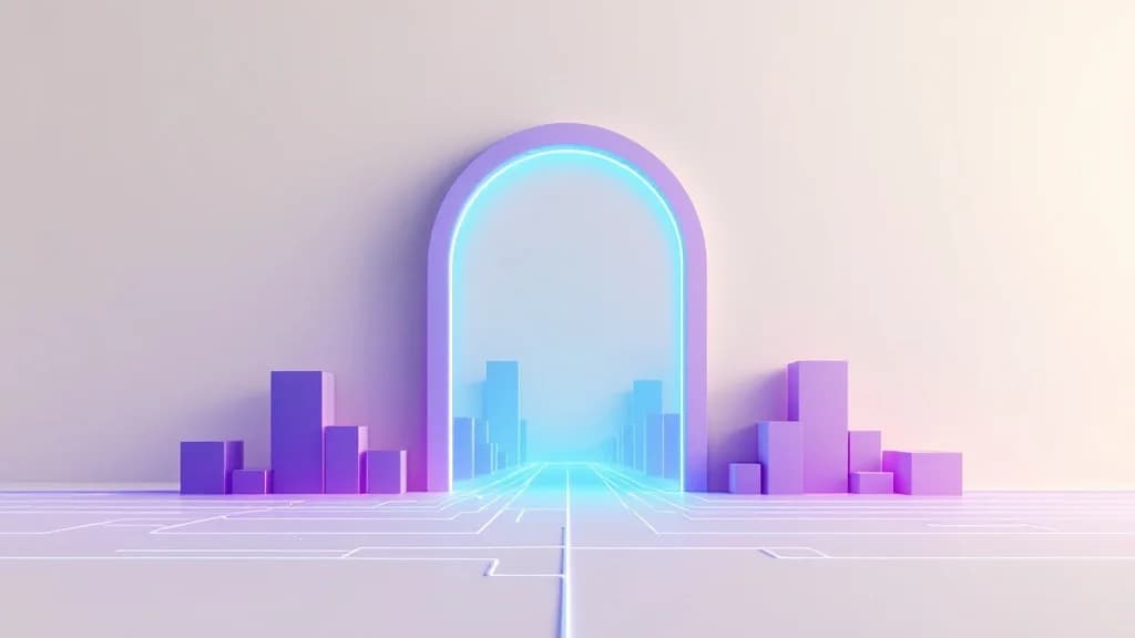 Une porte d'entrée unique vers laquelle convergent de multiples flux de trafic redistribués vers différentes destinations, illustrant la Gateway partagée sur une seule IP