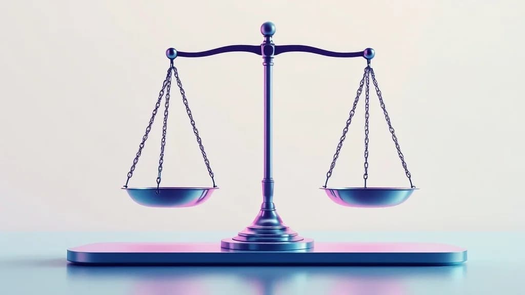 Une balance dont le résultat est joué d'avance, illustration d'un protocole d'évaluation biaisé conçu pour échouer