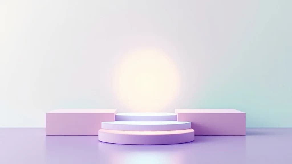 Une marche centrale lumineuse reliant deux plateformes, illustrant le CTO fractionnel comme l'étape intermédiaire souvent sautée entre le freelance et le CDI.